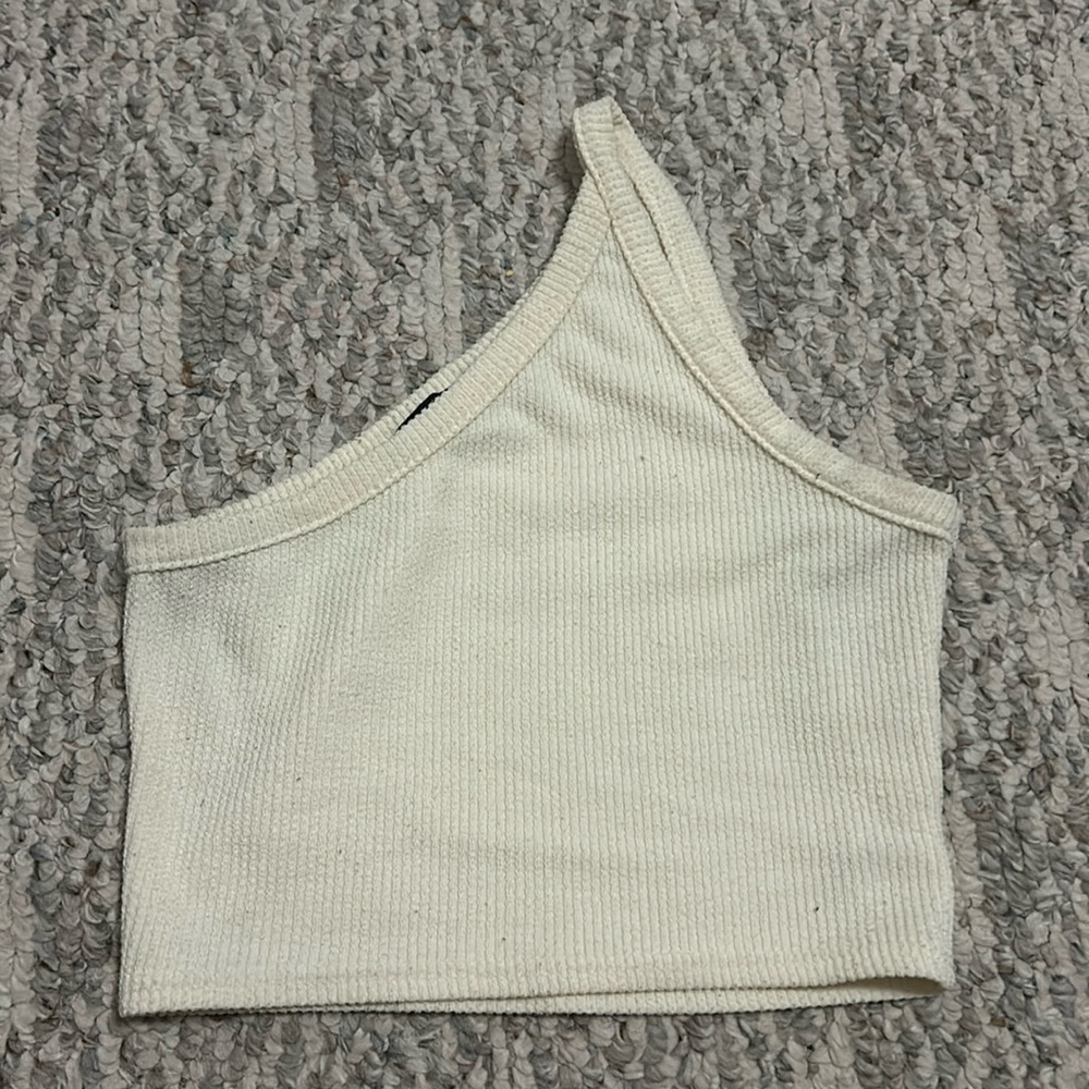Yellow one shouldered top
